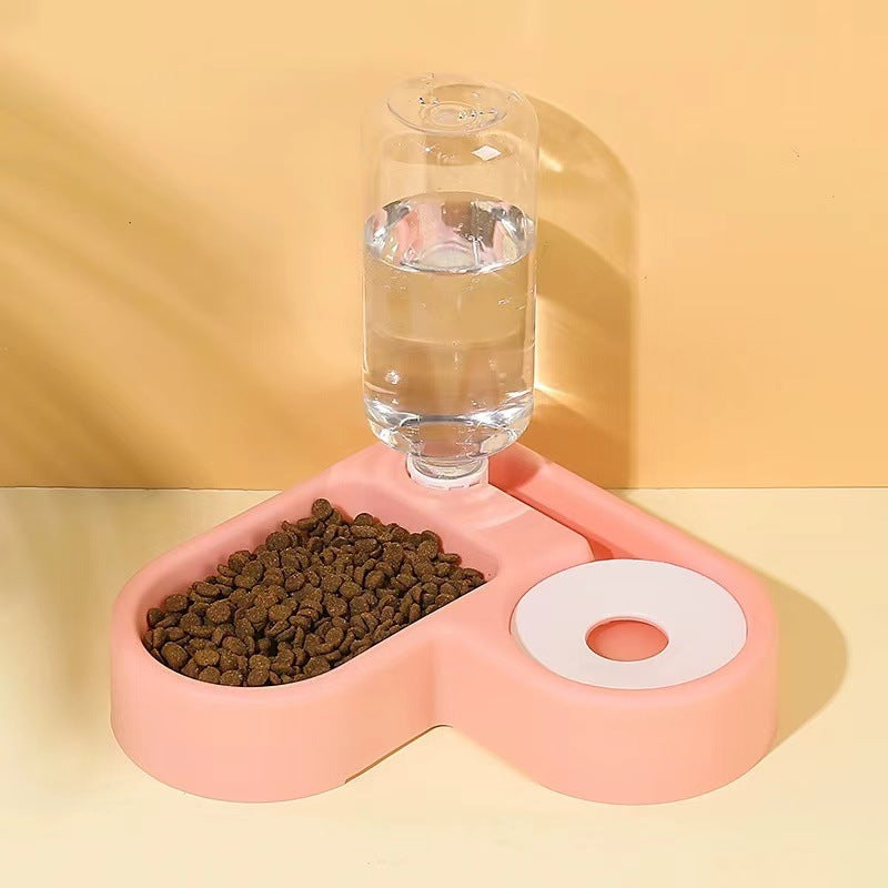 Pet bowls save space reduce flipping wet mouth cat bowls pet automatic water dispensers pet food bowls dog bowls